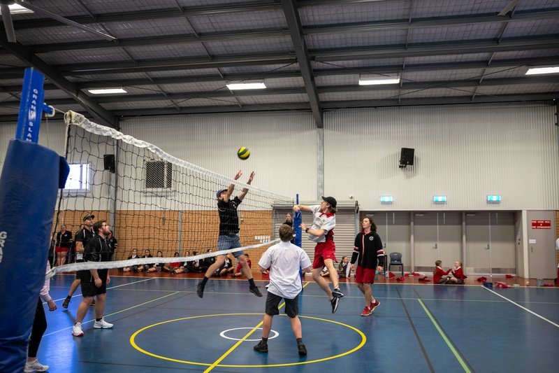 Year 12 battle their teachers in one final quest for sport domination!