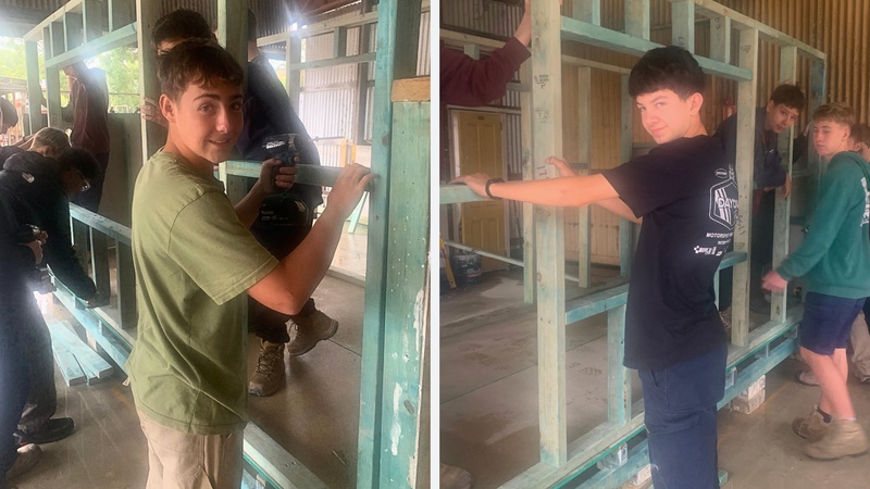 Trade ready: Calderwood students gain hands-on construction experience with a three-day course