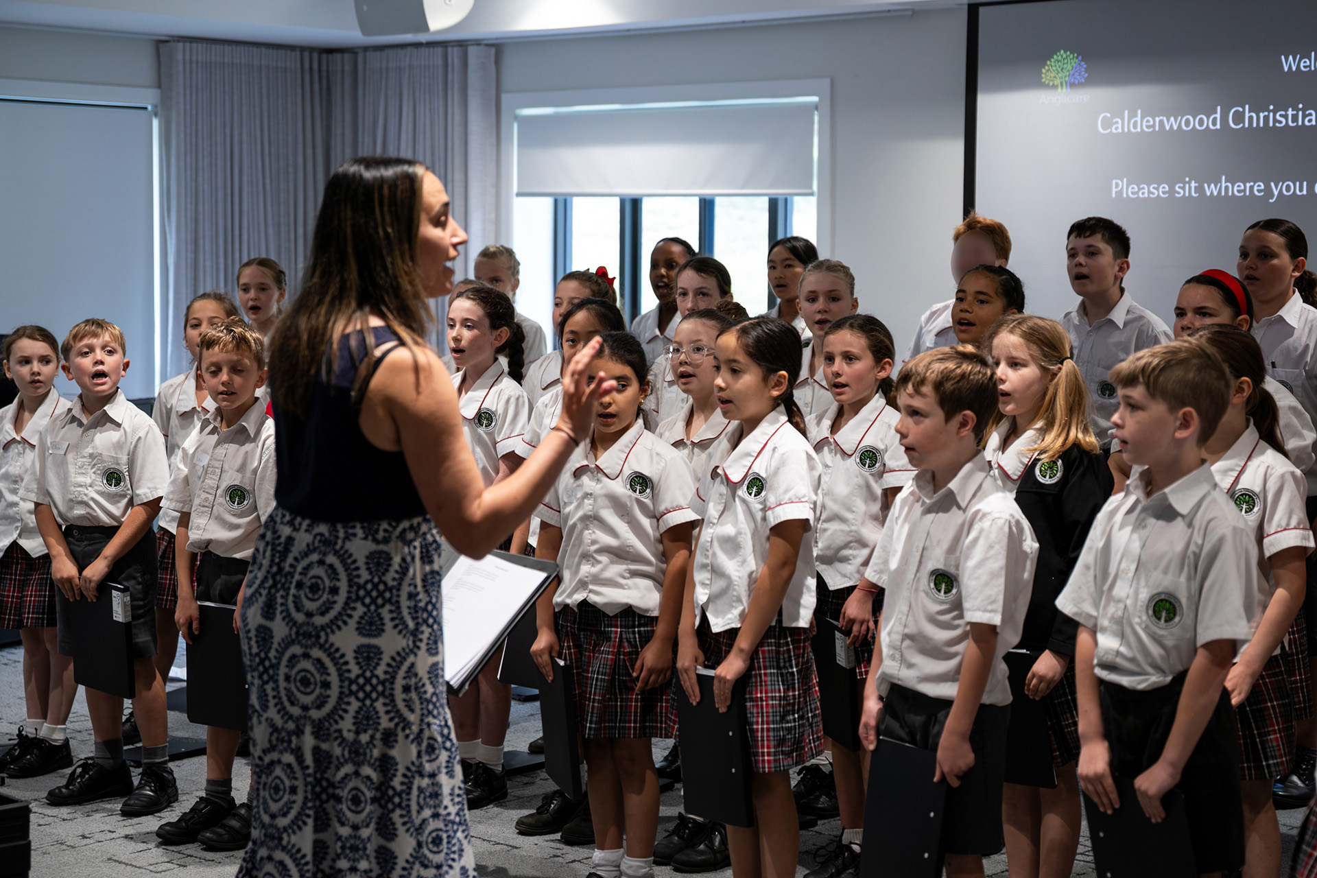 Junior School Choir Takes Tunes to St Luke's
