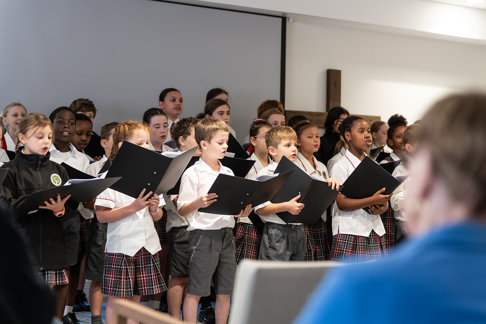 Junior School Choir brings joy to St Luke's Village