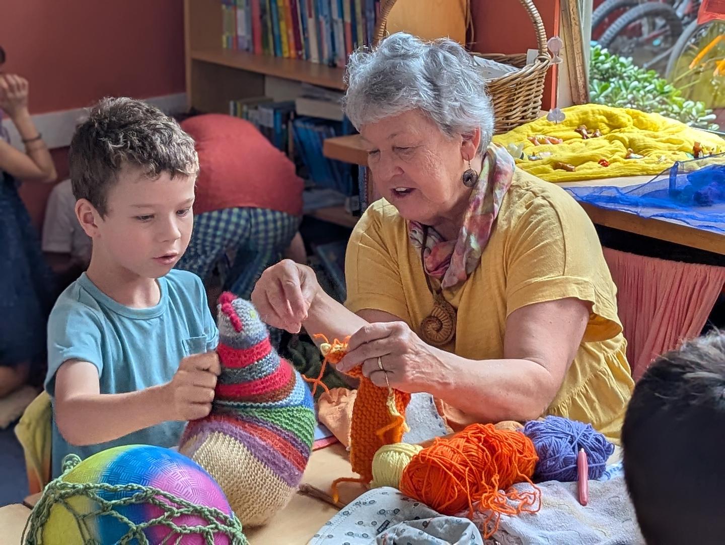 Class 3 Crochet Library Bags