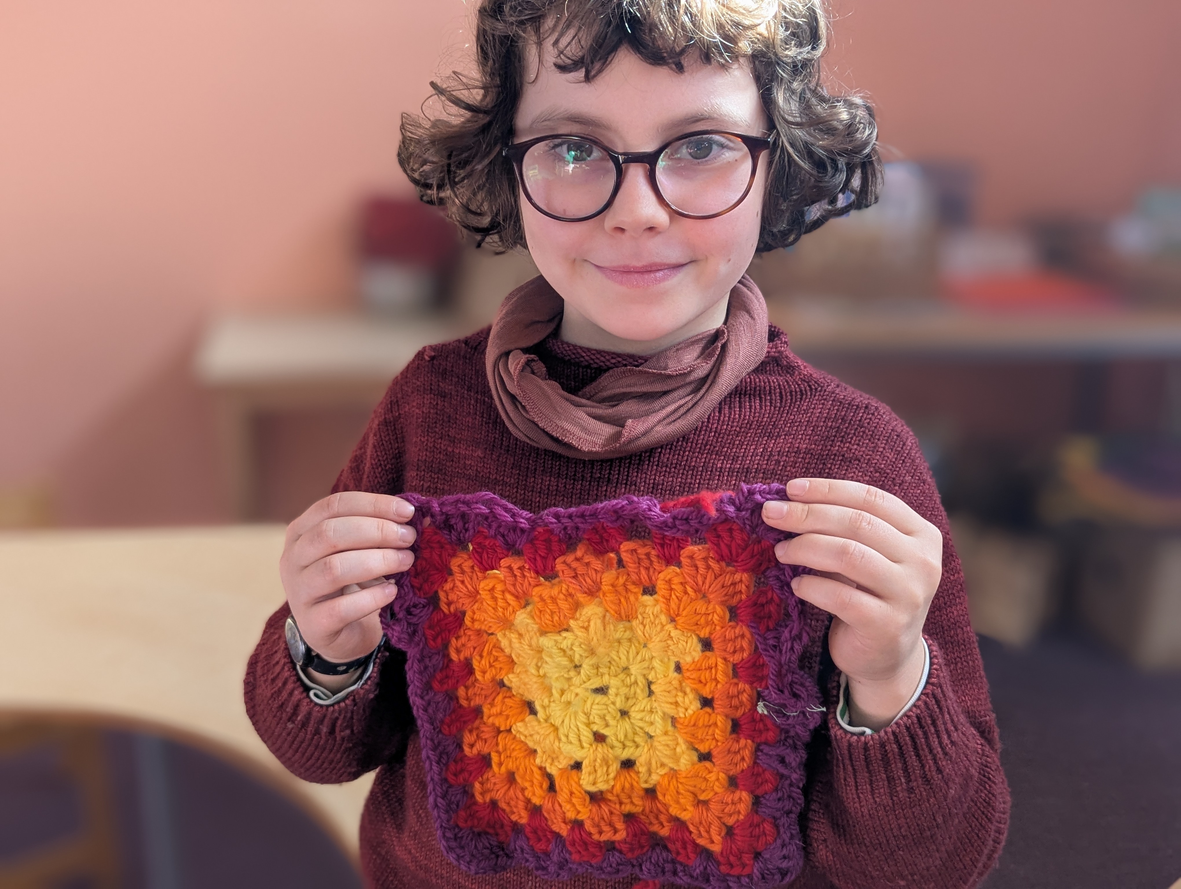 Class 3 Crochets in Handwork Class