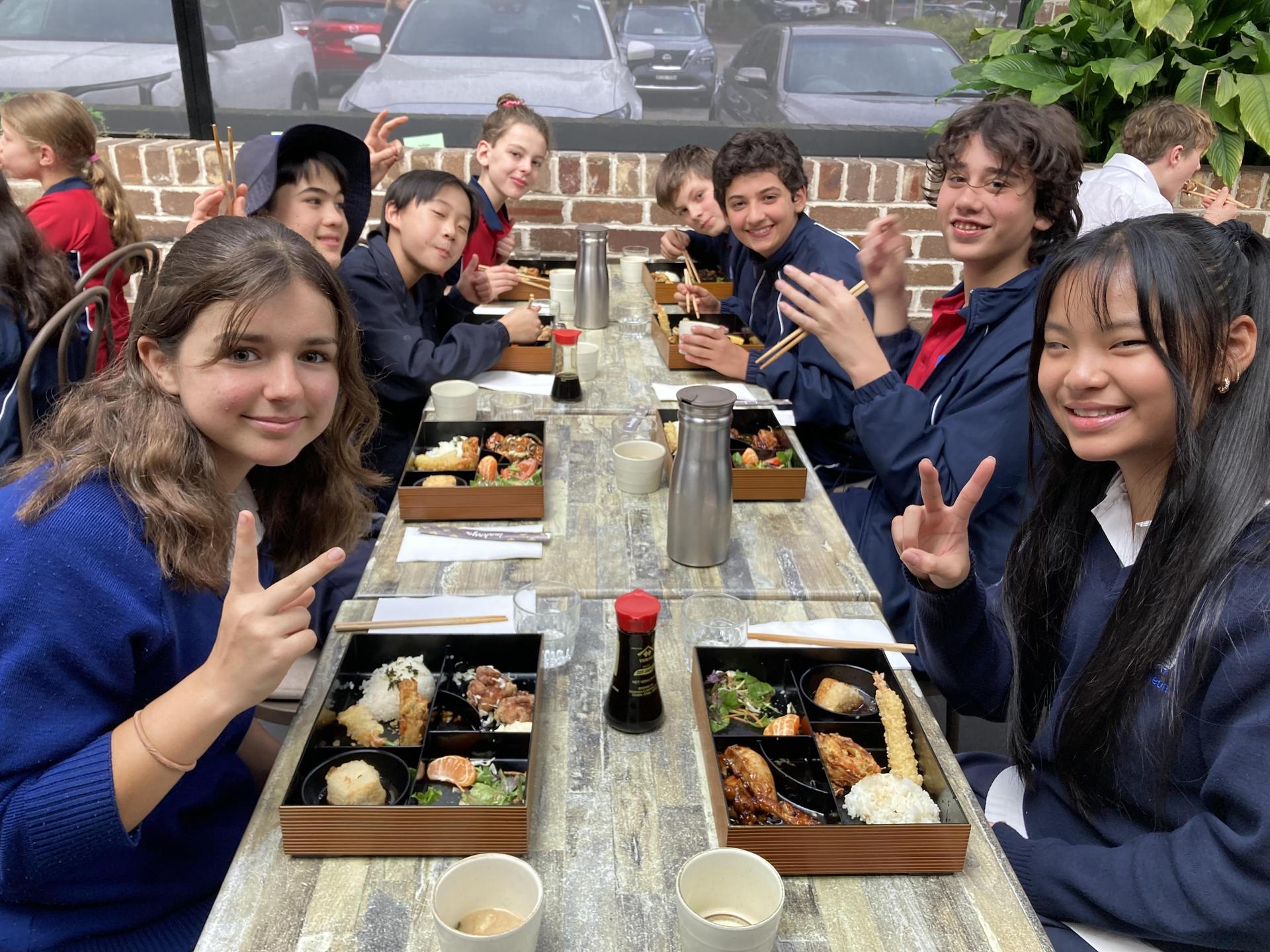 Year 7 and 8 Languages Restaurant Excursion