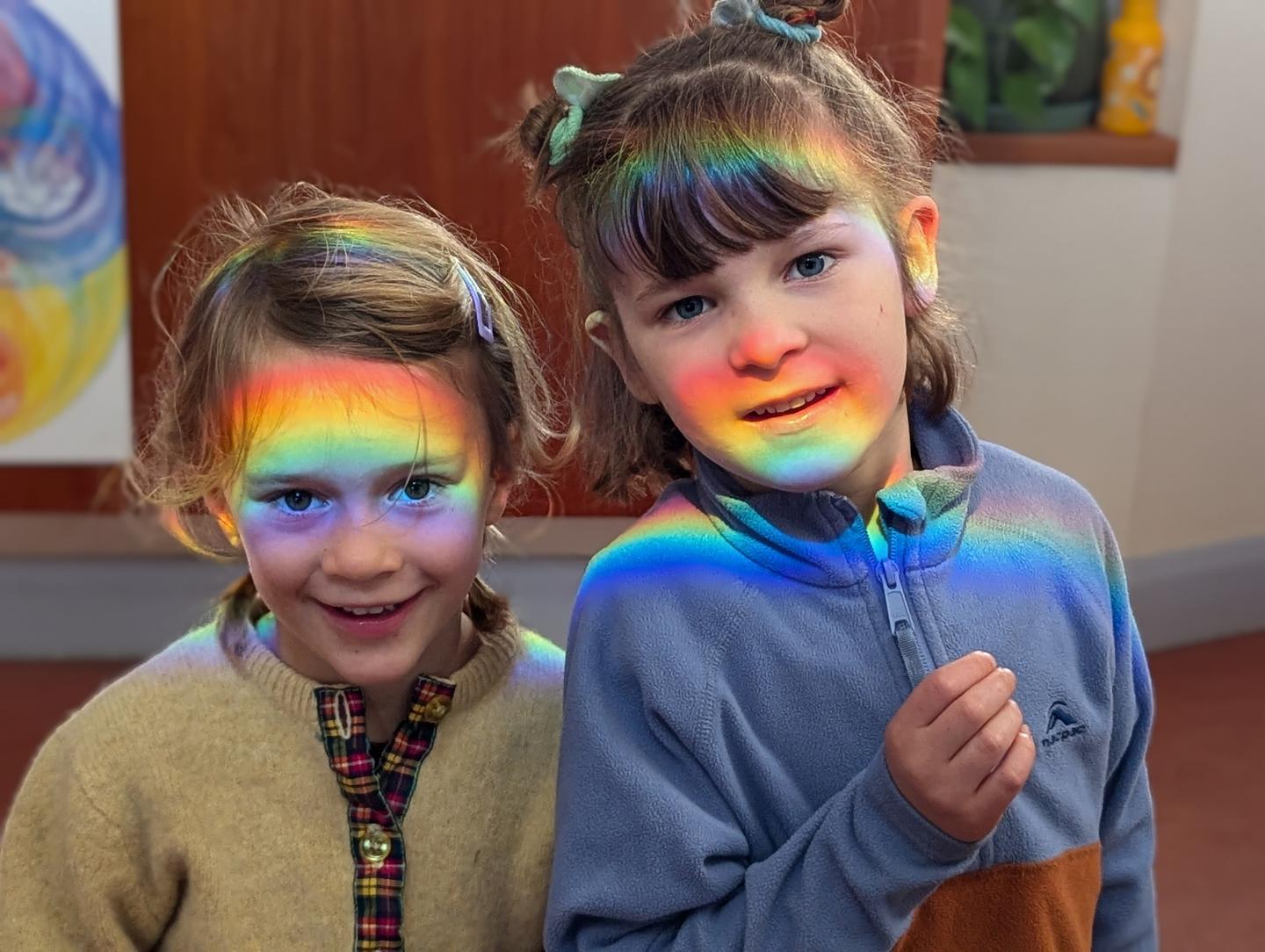 Rainbow Fairy Came to Visit