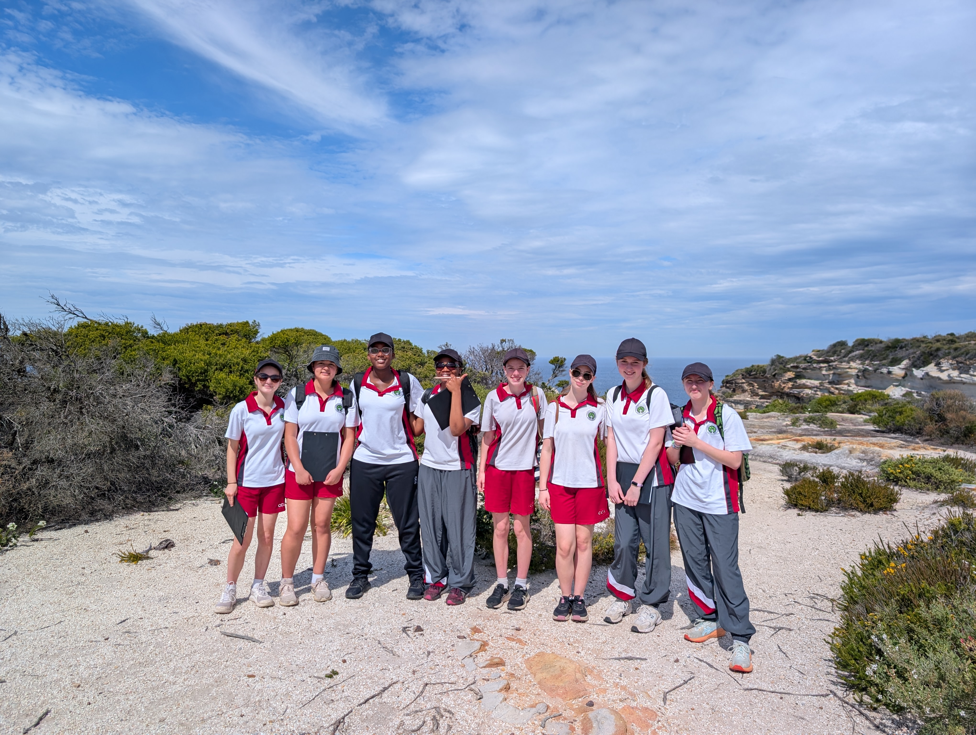 Students with National Parks & Wildlife Rangers