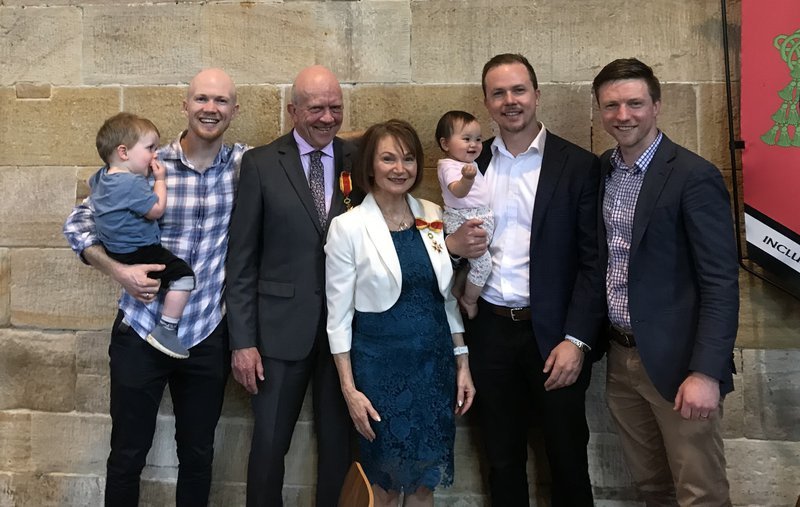 Mr and Mrs James are awarded Papal Knighthoods