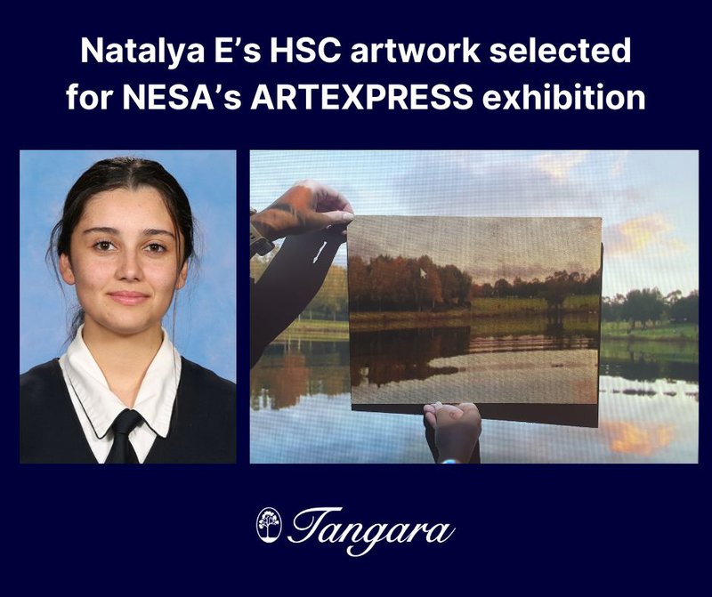 Natalya's HSC artwork selected for the ARTEXPRESS exhibition