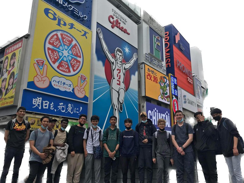 2022 exchange trip to Dotonbori, Japan